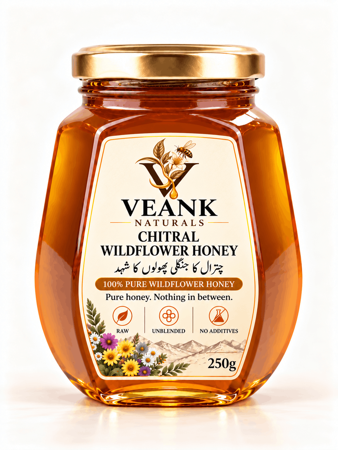 Chitral Wildflower Honey – Gift Jar