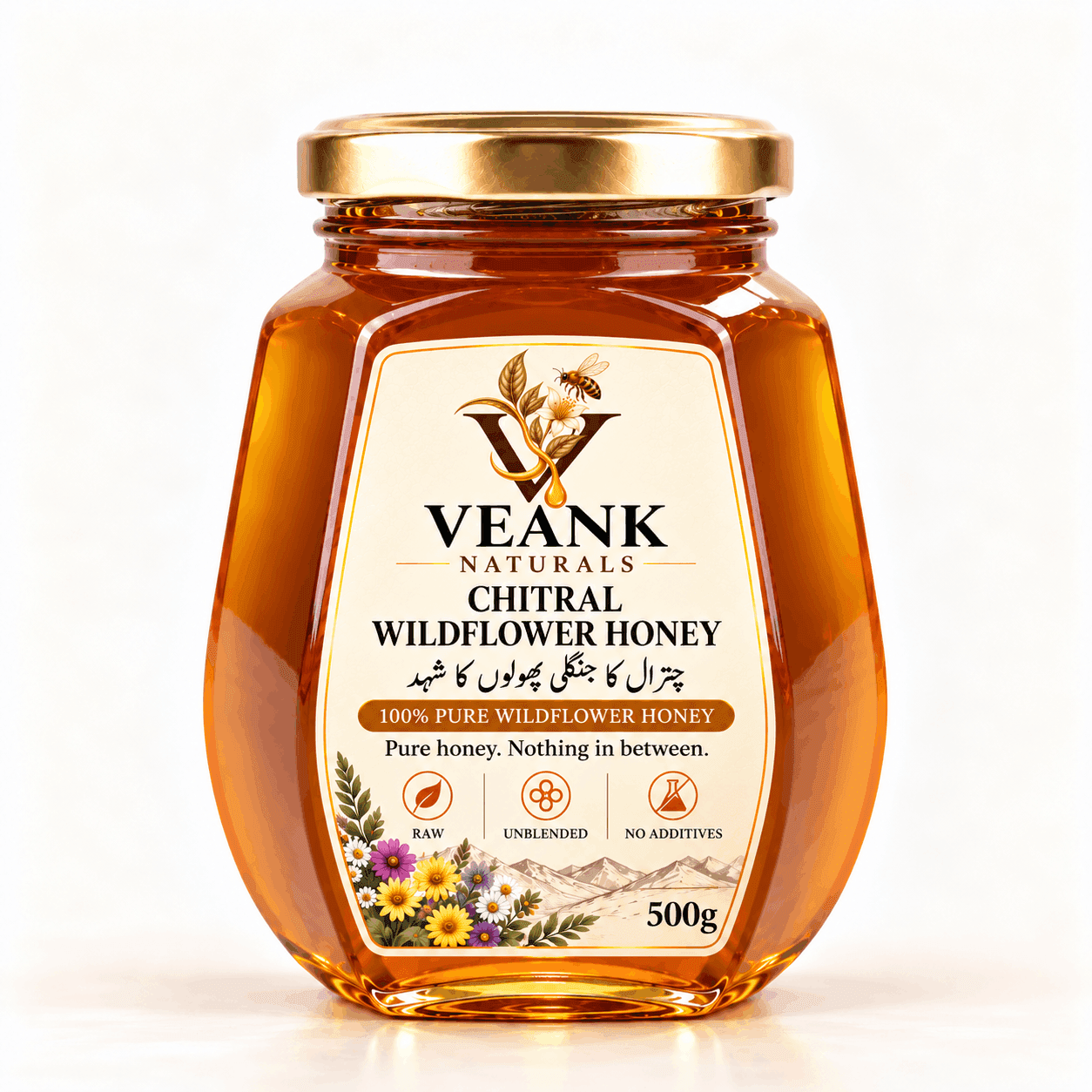 Chitral Wildflower Honey – Selected Jar
