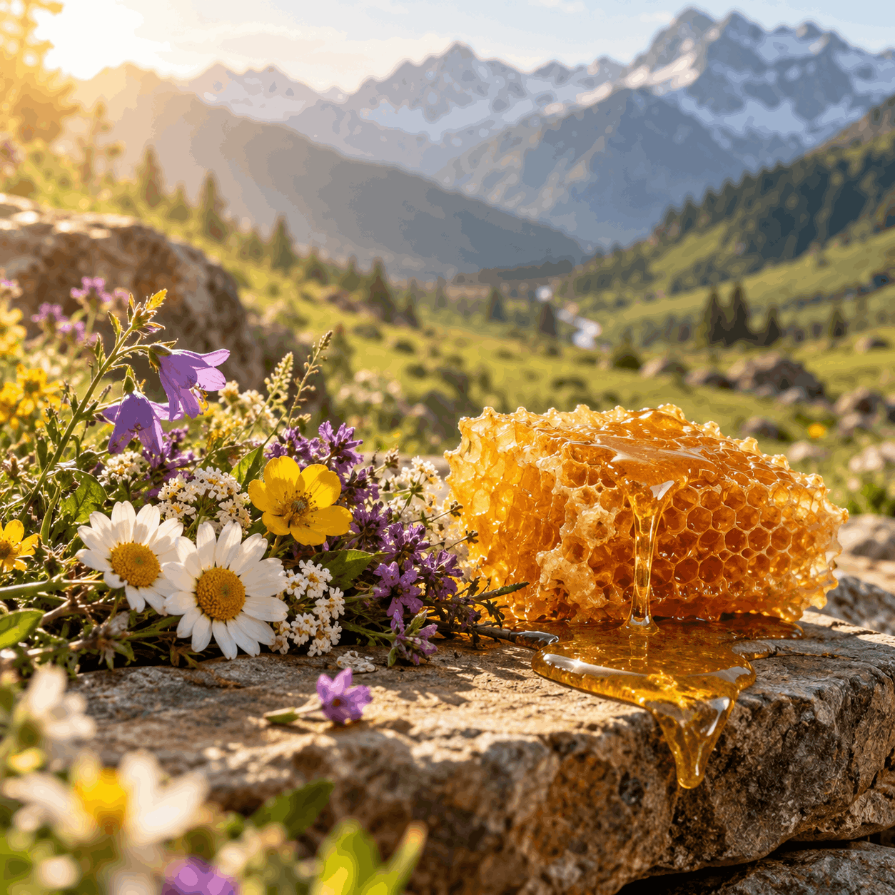 Chitral Valley, Khyber Pakhtunkhwa scenery connected with Chitral Wildflower honey